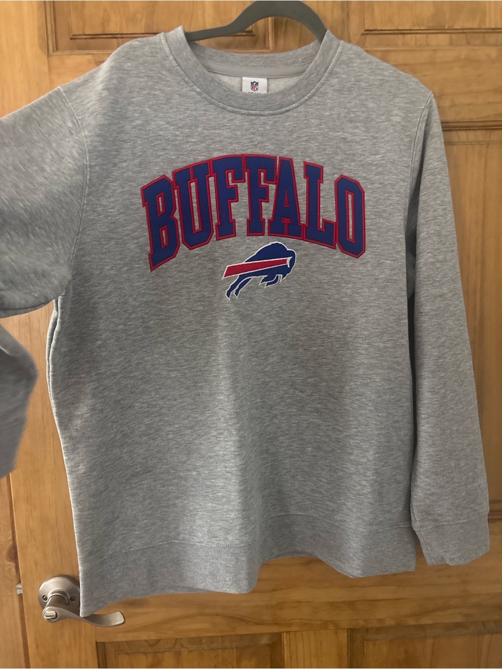 Buffalo Grey Sweatshirt with Team Logo
